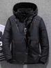 Men's Hooded Down Jacket: Winter Casual Outdoor Coat