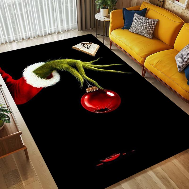 Grinch'S Claw Living Room Non-Slip Area Rug Soft Carpet for Bedroom Game Playroom Sofa Office Home Decor Doormat Christmas Gift C9211491