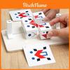 Holzspiegelblöcke Geometrie Puzzle für Kinder Kognitive Entwicklung Lernspielzeug