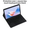 Leather Keyboard Case for Lenovo Tab K11 45 Plus 2024 Bluetooth Keyboard Cover TB352FU