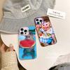 Cute Funny Monkey Phone Case for iPhone 17 16 15 14 13 Pro 12 11 Pro Max PLUS Color Back Cover