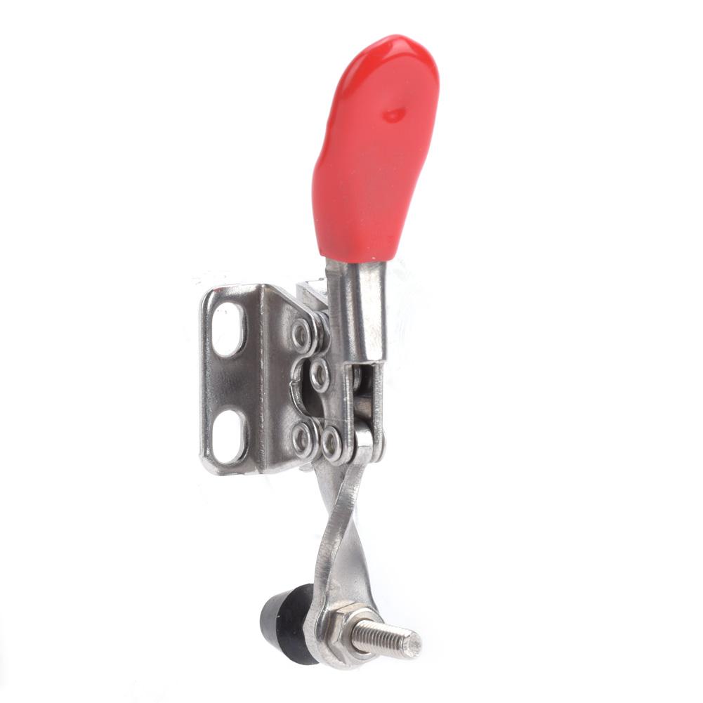 2Pcs Toggle Clamp 304 Stainless Steel Quick Welding Fixture Hand Tool 27KG GH201ASS