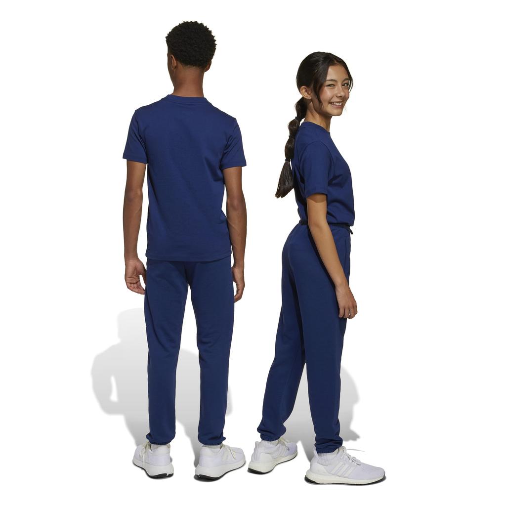 Adidas BL Dark Size 140 Kids' Sweatpants, Unisex, KRJ87, Blue/White (JE1398),