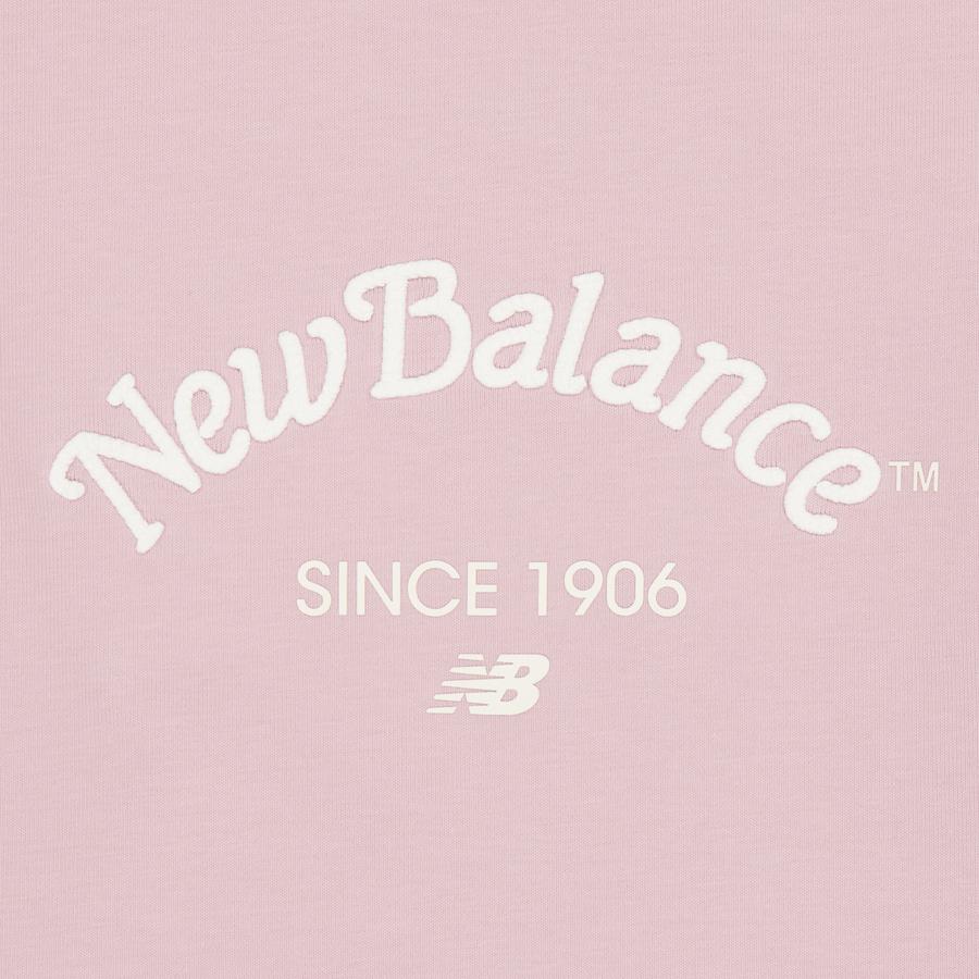 New Balance Drop Shoulder Sleeve T Shirt Women's Pink NEF22092-VIO