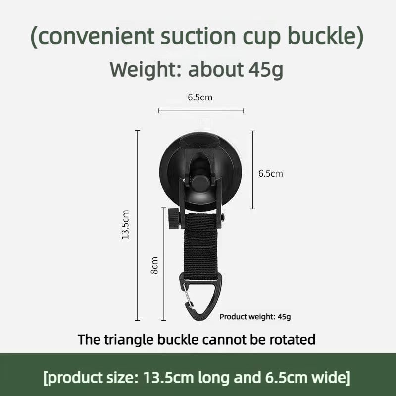 Strong Load-bearing Suction Cup Hook Heavy Duty Car Tent Anchor Hook Outdoor Camping Car Repair Fixing Accessory