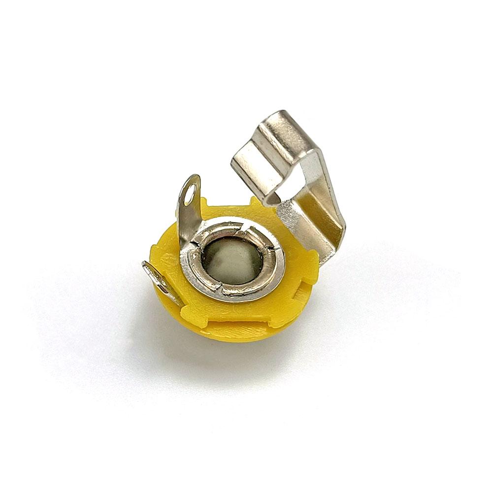 5pcs Electric Guitar 6.5 Socket Connector Audio Panel Mounting 6.35 Stereo Output Jack For Electric Bass