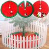 Merry Christmas Tree Skirts with Bandage Blanket Carpet Natal Gift New Year Christmas Decorations for Home Tree Skirt