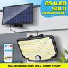 254LED Outdoor Solar Lights Garden Solar Powered Security Light Flood Light Motion Sensor 3 Mode Waterproof Garden Shed Yard