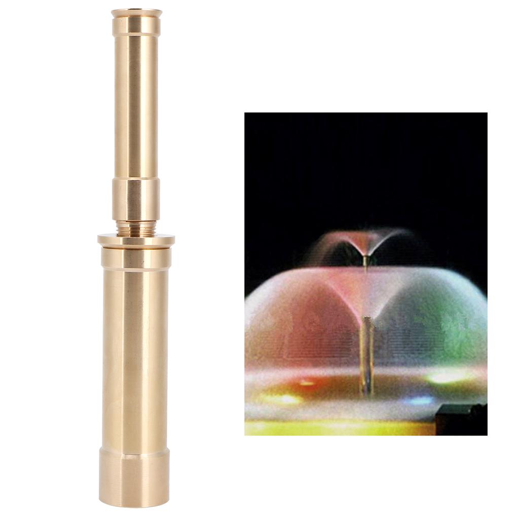 Double Layer Trumpet Type Brass Fountain Nozzles Pool Pond Spray Head for Garden Landscape1in DN25