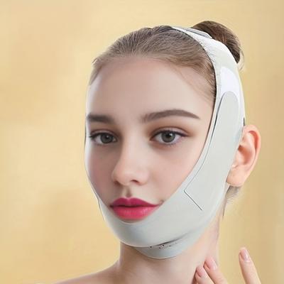 V-Line Lifting-Maske für die Nacht Verstellbarer Kinnriemen Kieferlinie Former Gesichtsschlankmacher Doppelkinnreduzierer für Frauen