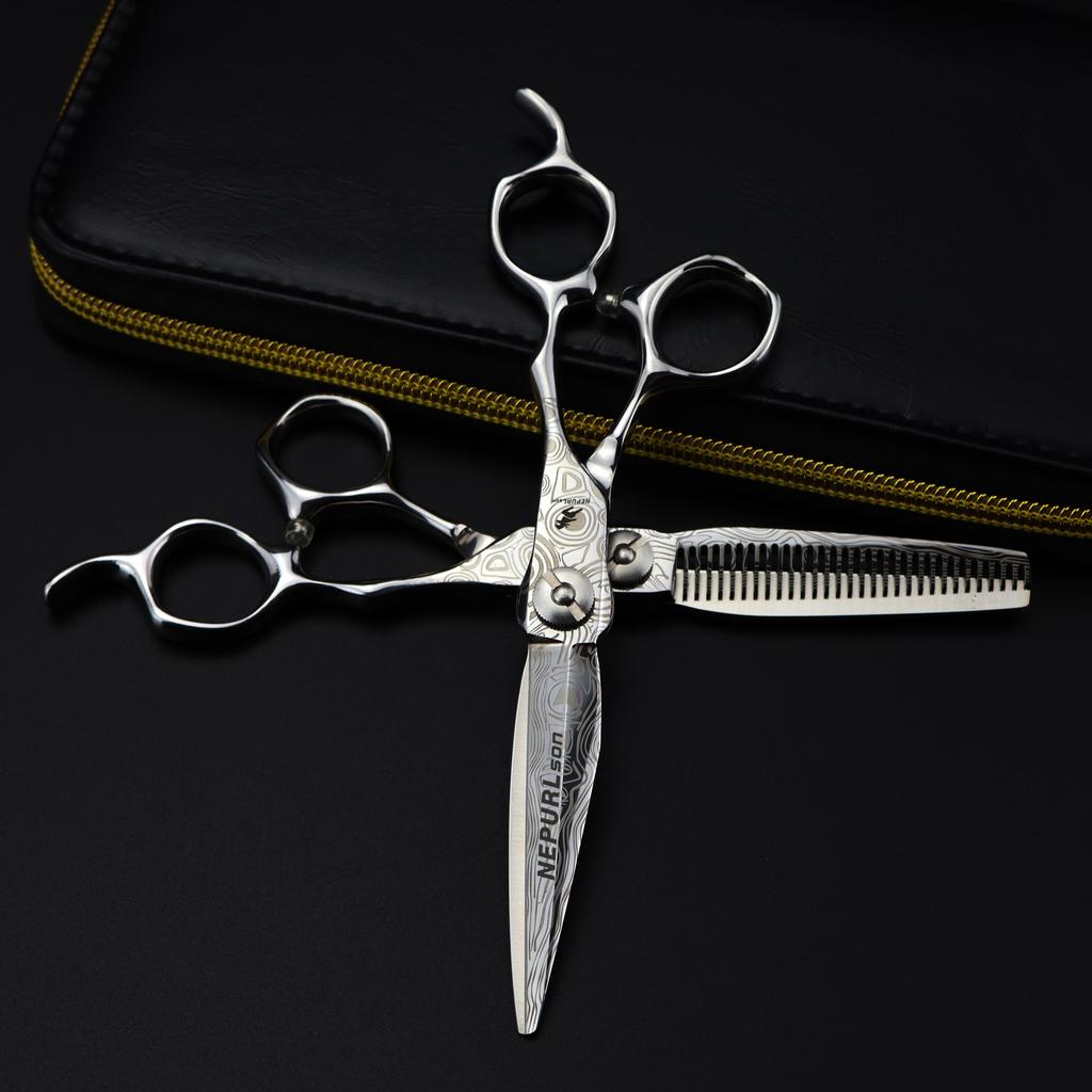 6.0 Inch Nimpson Cdm Hair Scissors, Hair Scissors, Tooth Scissors, Thin Scissors