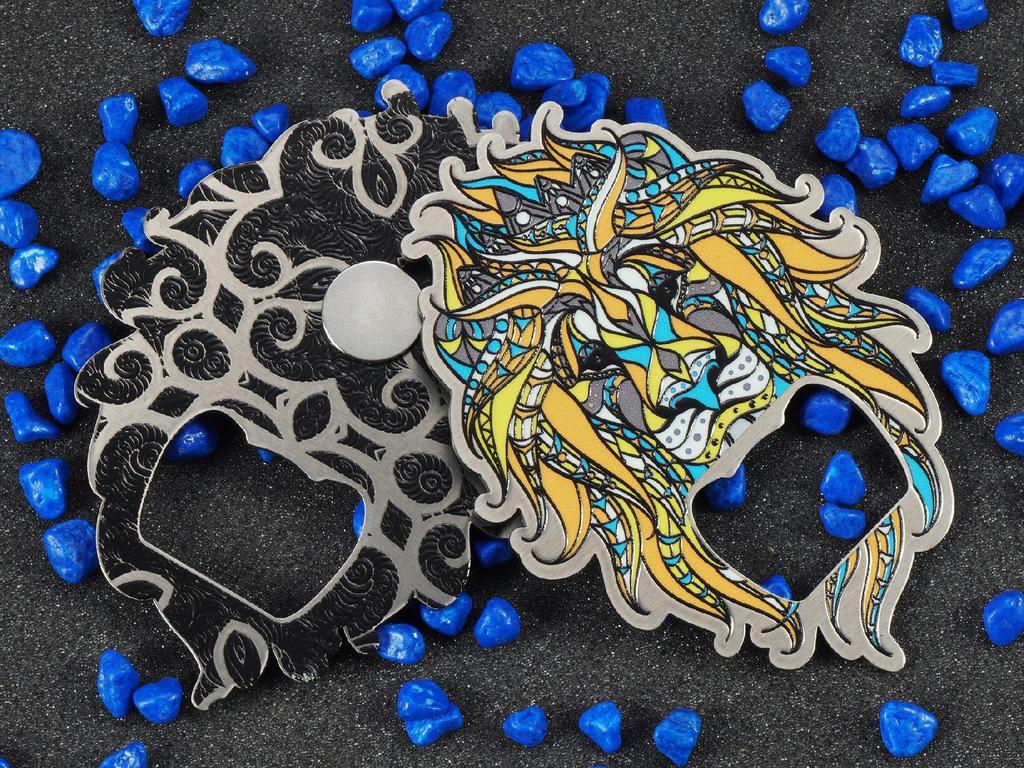 KADAX Otwieracz Stalowy Do Butelek Napojów Kapsli Lew