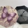 1PC Butterfly Floral Umbrella-8-Rib Reinforced Portable Folding Travel Suitable for All Seasons Outdoor Daily Use-H0385