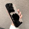 Creative Milk Cow Pattern Silicone Phone Case for iPhone 17 AIR 16 15 14 13 12 11 PRO MAX XSMAX XR 7 8 PLUS Y2K Silicone Cover