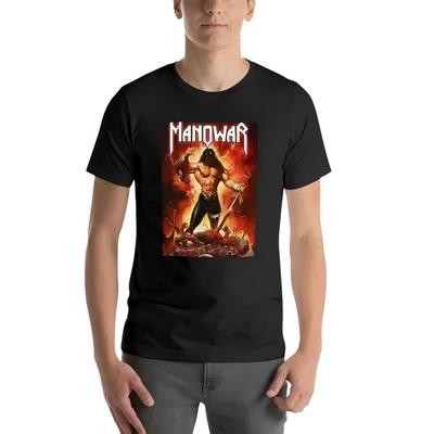 Koszulka unisex z plakatem Manowar Warrior