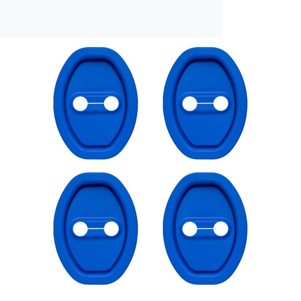 4PCS Silicone Car Door Latch Guard Cover Universal Upgrade Car Door Lock Protector Noise Reduction