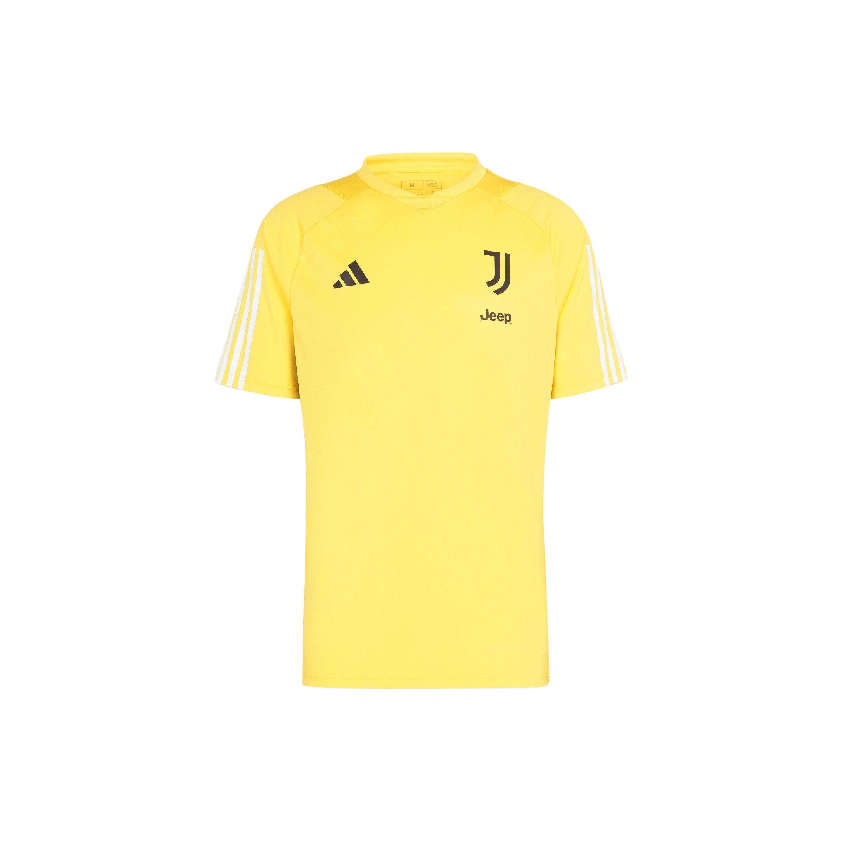 Adidas Juventus Tiro 23 Training Jersey Soccer Jersey Men s Yellow IQ0875 M