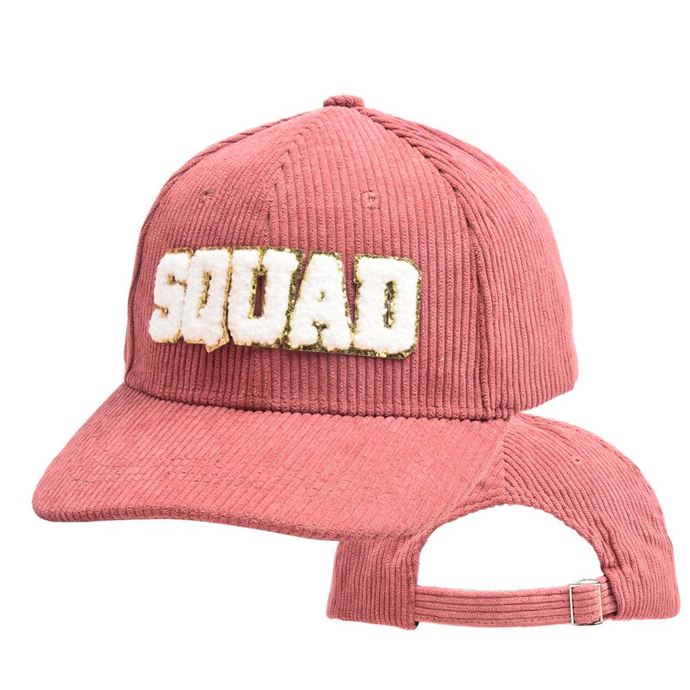 New Unisex Squad Bride Corduroy Baseball Caps Outdoor Adjustable Trucker Cap Hip Hop Snapback Dad Hat for Women Casual Sun Hats