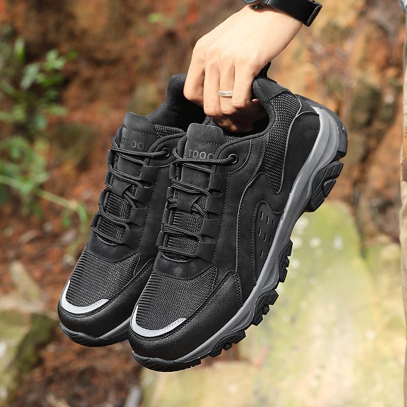 

Men s Outdoor Platform Mountaineering Anti Slip Thick Soled Sports High-quality Tennis Casual Travel Shoes Zapatos Altos Hombre 39
