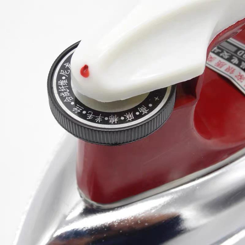 

Vintage Electric Dry Iron with Temperature Control and Rhinestone Hotfix for Household and Industrial Use 500w
