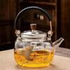 Shangqi Glass Steaming Teapot with Handle