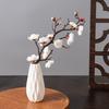 Silk Artificial Flowers Plum Blossom Peach Branch Home Room Table Festival Outdoor Garden Wedding Wreath Yard Decora DIY Gifts