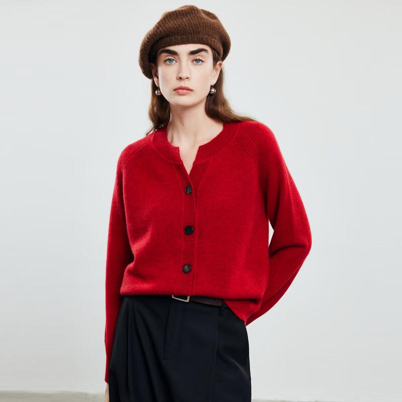 Women's 100% Cashmere Thickened Cardigan Sweater