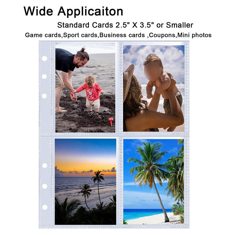 4 Grid Photo Strip Idol Photocard Collecting Book 25 Pages 4 Cut Photo Strip Storage Album Friend Birthday Gift High Quality