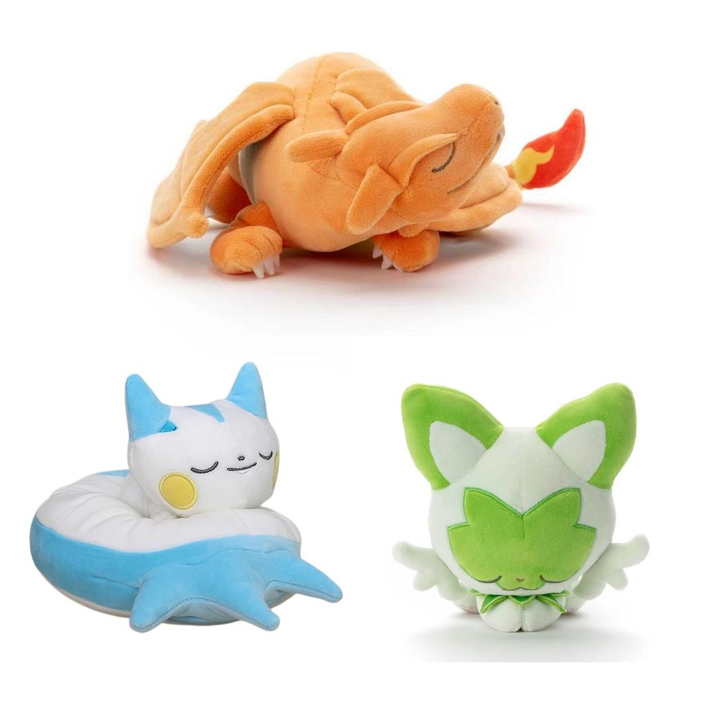 Stuffed Animals Charizard Sprigatito Pachirisu Plush Toy Stuffed Doll Sleeping Series Peluche Toy Xmas Gift