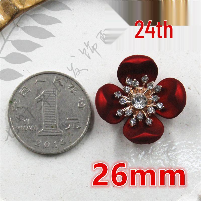 ABS Imitation Pearl Large Flower Center with Three, Four, and Five-Petal Options