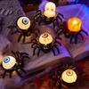 LED Halloween Pumpkin and Spider Candle Lights for Kids - Festive Atmosphere & Decoration Gift