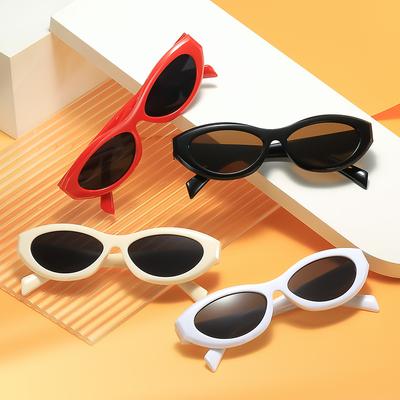 Small Frame Cat Eye Sunglasses Simple Sunglasses Trendy Concave Sunglasses