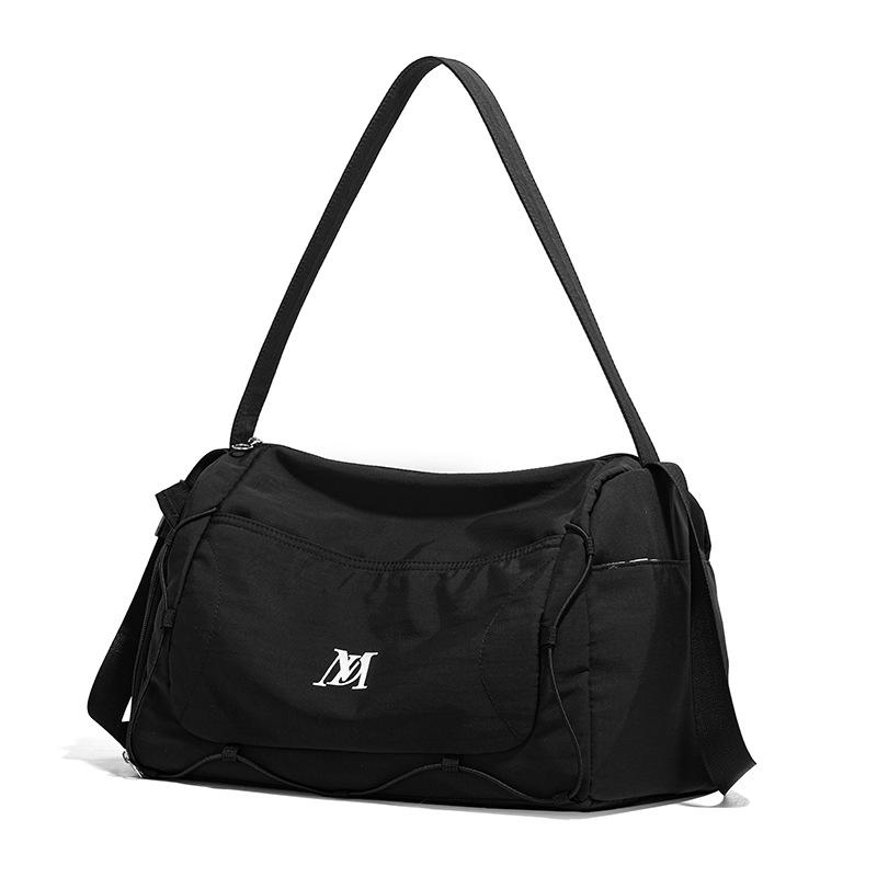 

Commuter Travel Bag Fitness Bag Large Capacity Sports Training Bag Luggage Bag with Separation Shoes Bags чорний