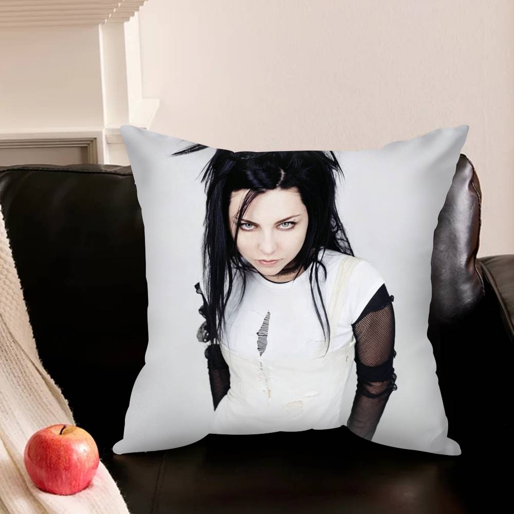 E-Evanescence F-Fallen A-Amy L-Lee Pillowcase For Sofa Room Office Decor Printing Protector Cushion Cover Valentine Gift Custom