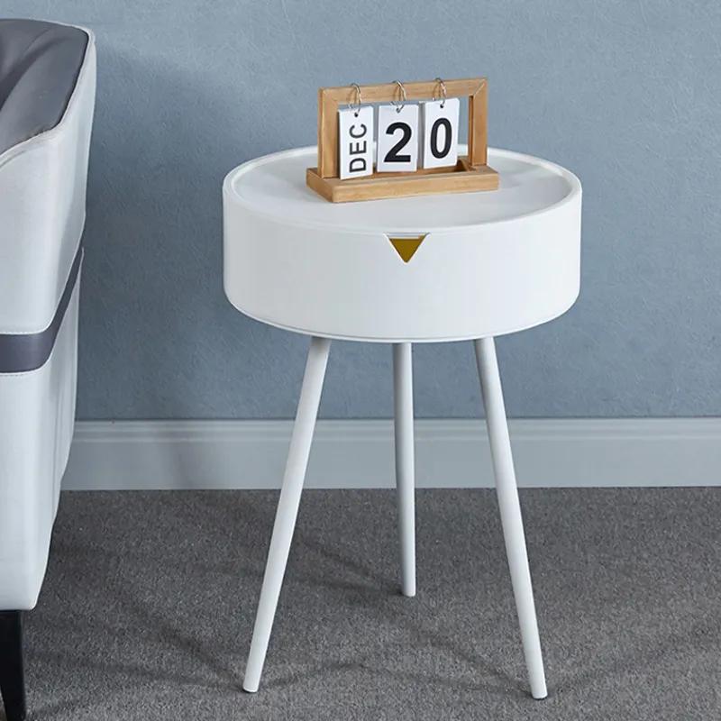 Bedside Table Personalized Creative Fashionable Small Coffee Table Cute Artistic Living Room Bedroom Plastic Thickened Bedside Table YLE225