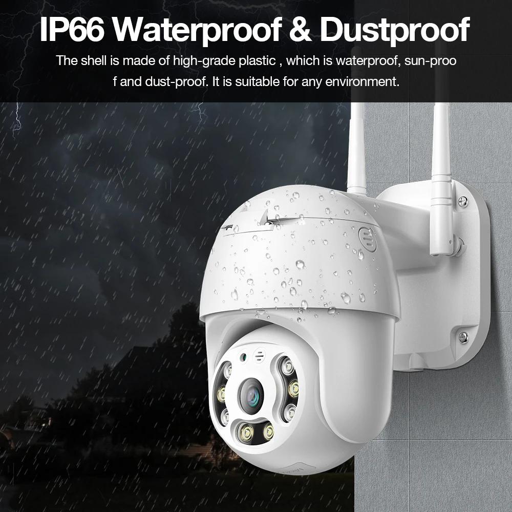 WiFi Camera Outdoor Home Security IP Smart Monitor Video Surveillance Camera Full Color Night Vision CCTV