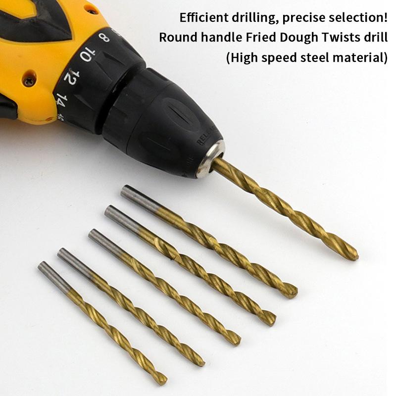 13Pcs 1.5Mm-6.5Mm Twists Drill Bit Set Metric Drill Kit Woodworking Metal Bit Tools For Ceramic Tile Glass Marble Concrete