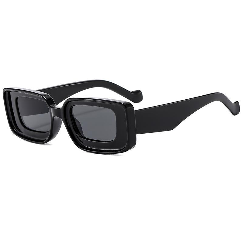 European  American Style Unisex Fashion Square Frame Sunglasses - Trendy High-End Feel