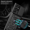 S24 Galaxy For Anti Fall Magnetic Phone Case With Bracket Lens Protect