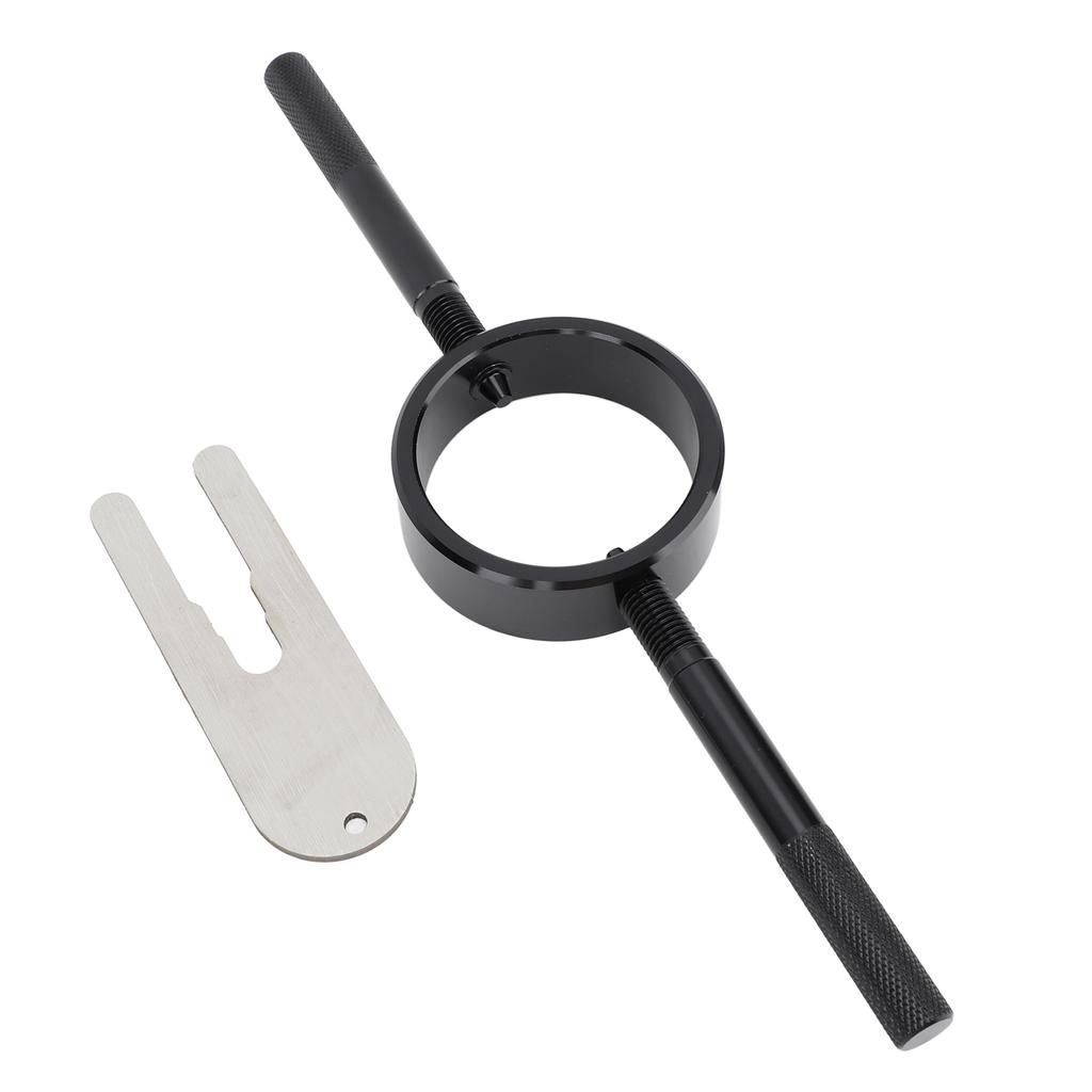 Motorcycle Fork Spring Compressor Tool Aluminium Radial Pin Spanner Cartridge Rod Holding Tool for Most Motorbikes