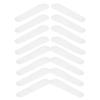 30Pcs Silicone Anti Slip Hanger Strips Clothes Hanger Grippers Self Adhesive Non Skid Grip Tape for Suit Blouse Dress Shirt