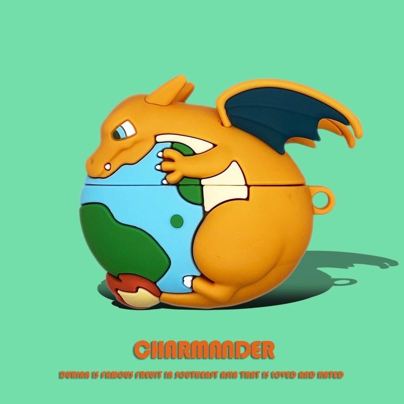 

Earth Charizard for Airpods 1 2 3 4 Pro Pro 2 Pro 3 Silicone Earphone Case Accessories Cover For Airpods 1 or 2