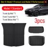 Floor Mats for Tesla Model Y Standard  2026 Trunk Mat Cargo Liner Backrest Mats Accessories [Not Fit Premium and Performance]