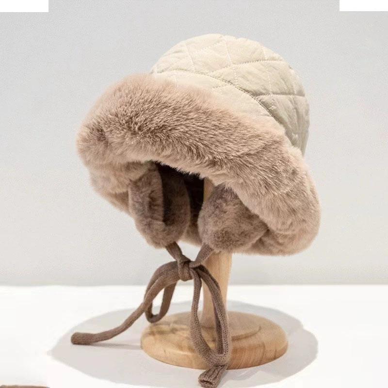 

Simple Suede Velvet Lei Feng Hat Winter Men s and Women s Fleece Thickened Outdoor Cycling Ear Protection Warm Bucket Hats Thick Basin Hats
