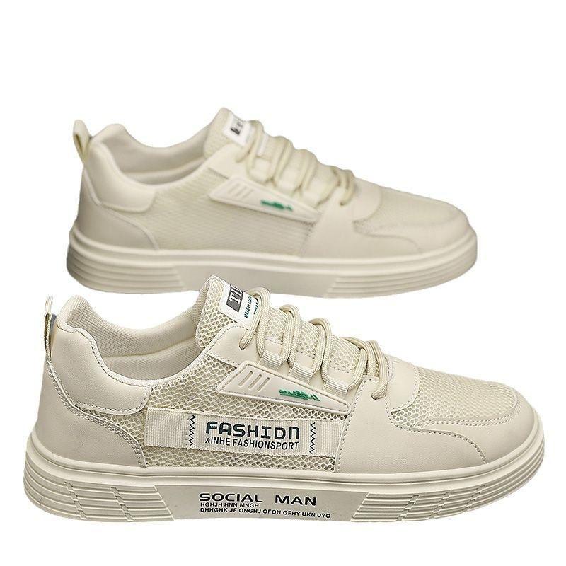 Men's shoes new summer breathable little white shoes trendy versatile mesh board shoes youth casual sports trendy shoes