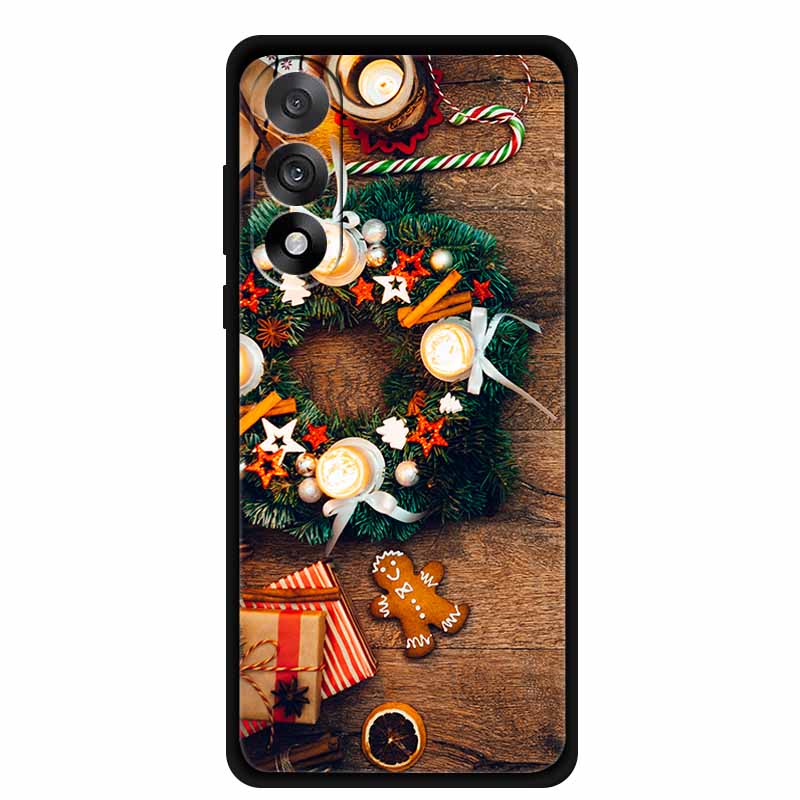 Christmas Phone Cases For OnePlus Nord 5 5G Case Shockproof Silicone Soft Black Cover Christmas Tree for 1+ Nord 5 5G Back Cover