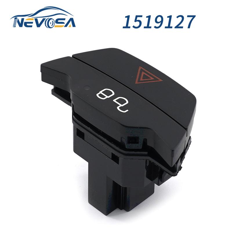 NEVOSA 1519127 Hazard Warning Light Button Lock Unlock Switch For Ford B-MAX C-MAX Ecosport Fiesta Focus Kuga Transit 2008-2019