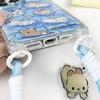 Anti-theft Lanyard Phone Case Compatible and Suitable for iPhone15 14 13 12 11promax Cartoon Small Animals