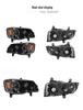 Dodge Grand Caravan 2011-2017 Original Black Headlight Assembly