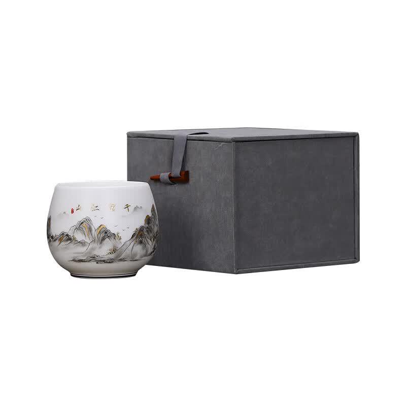 Chaxun Qianli Jiangshan Master Teacup